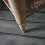 Wicker armchair