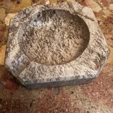 Ashtray, grey-beige marble catchall.