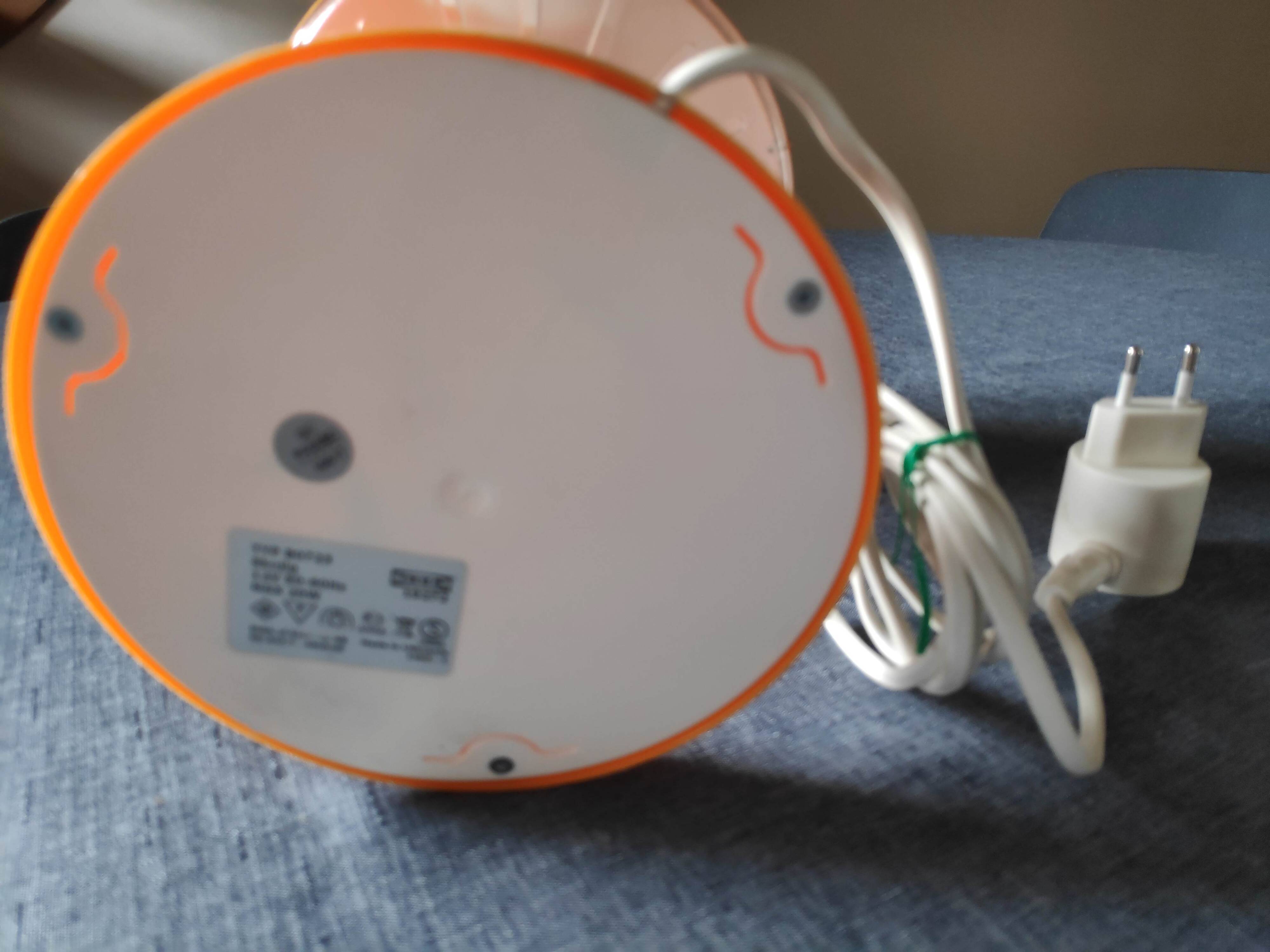 Ikea Skojig orange lamp