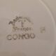 Assiette plate Congo Badonviller