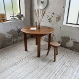 Round oak table 1950