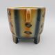 Accolay signed ceramic cache pot
