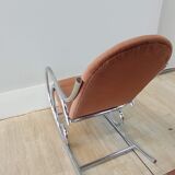 Chrome rocking chair