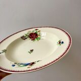 set of 6 Villeroy & Boch La Louvière soup plates, Belgian manufacture in Terre de Fer, early 20th century