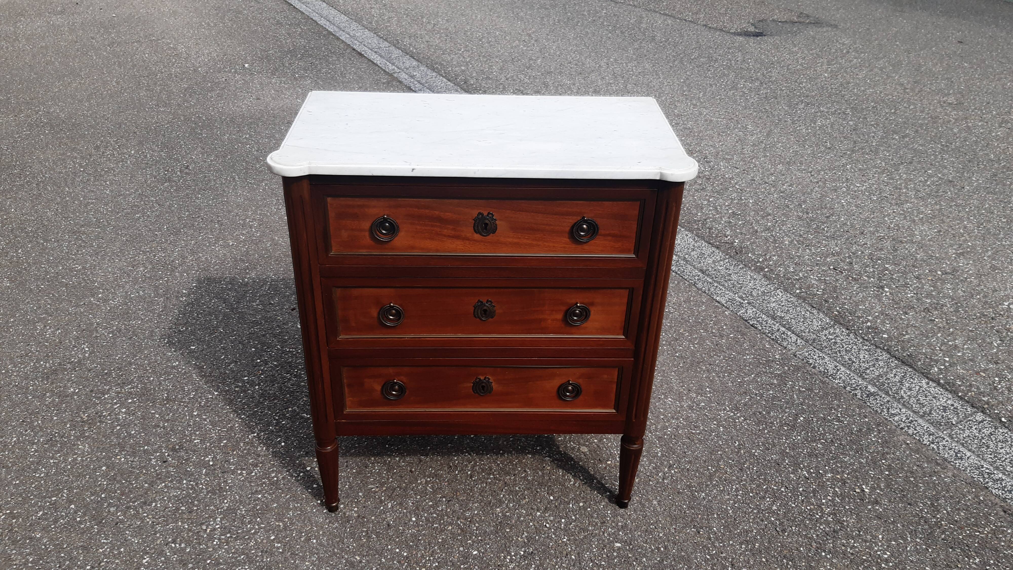 Louis XVI style chest of drawers