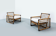 Paire de fauteuils vintage en bambou circa 1950 / 1960