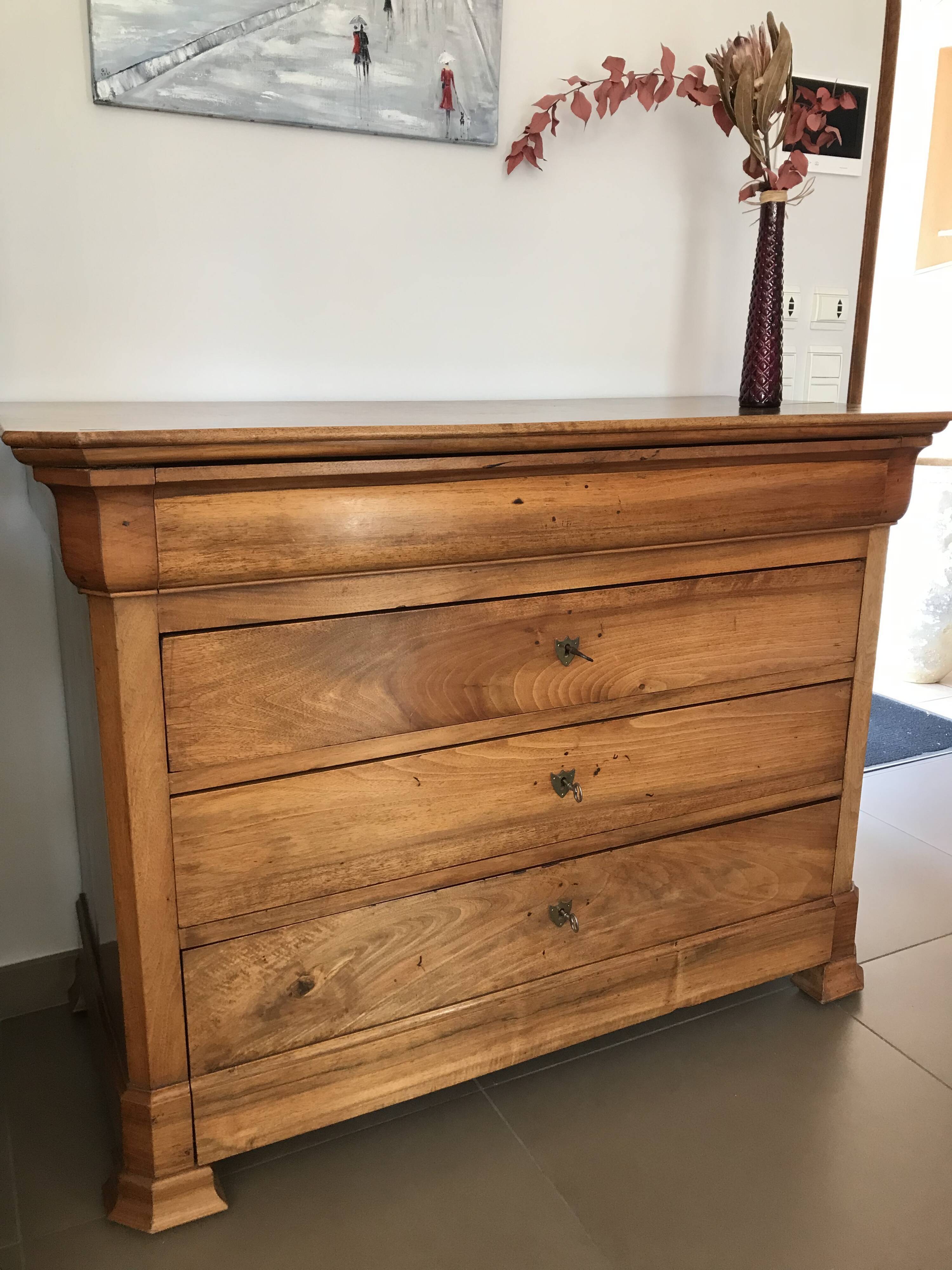 Commode louis philippe en noyer