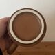 Vintage brown bistro cup duo large size