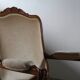 Pair of Vintage Danish Antique 18th century Lounge Chair, style of Louis XV