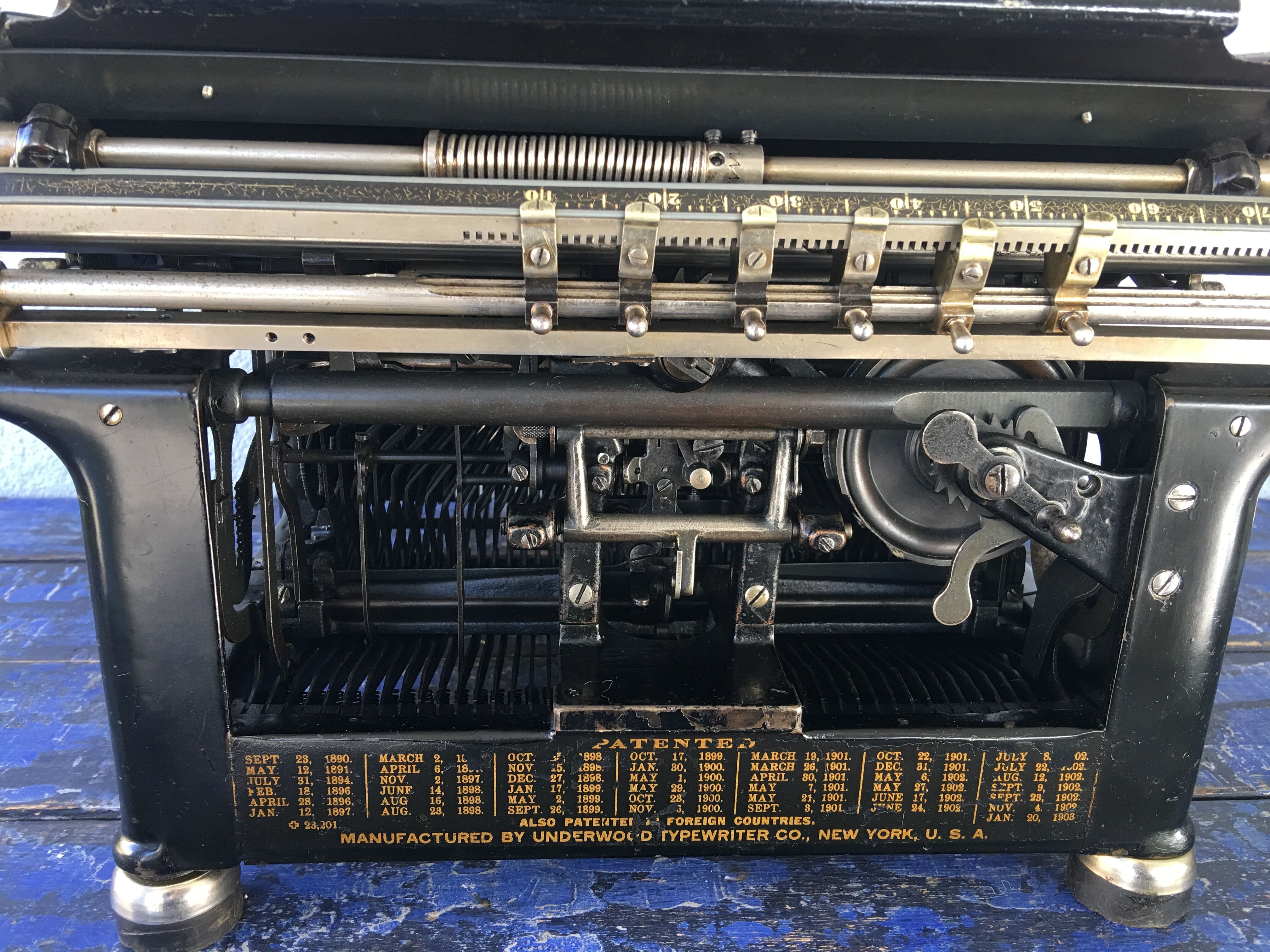 Underwood Typewriter, 1900