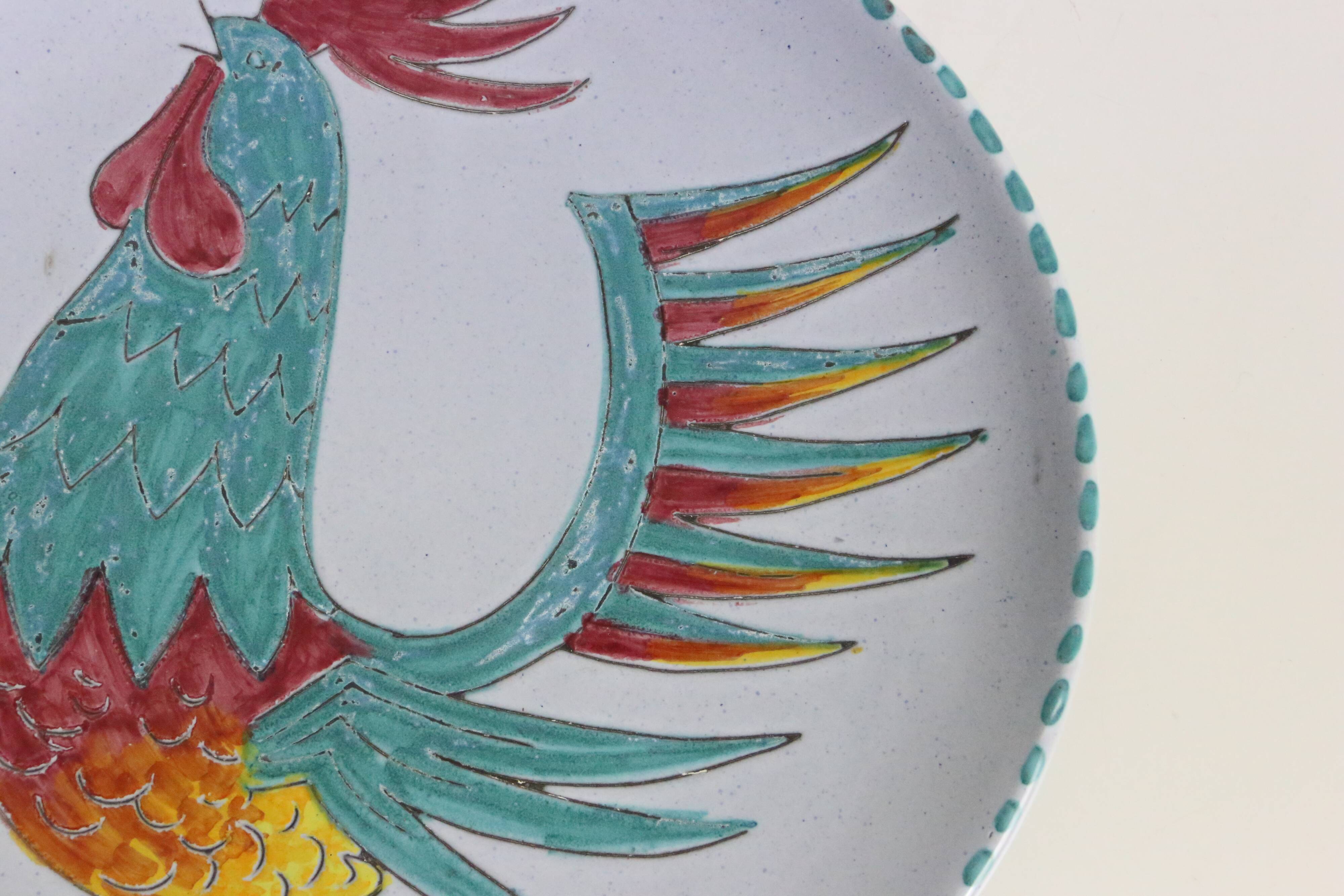 Vintage Rooster Plate