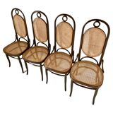 Chaises Thonet, modèle 207, ensemble de quatre