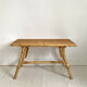60's vintage rattan coffee table
