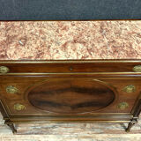 Louis XVI Parisian dresser in flamed mahogany
