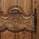 Pair of two Antique French Provincial hand carved doors, ca. 1880