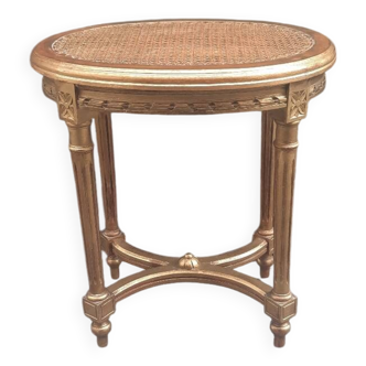 Gilded wooden bench