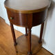 Cherry wood pedestal table