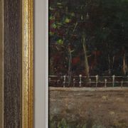 Signed 20th Century Rustic Landscape Painting the Smedepoort Bruges, Belgiu