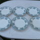 6 dessert plates Longwy model Talma late nineteenth