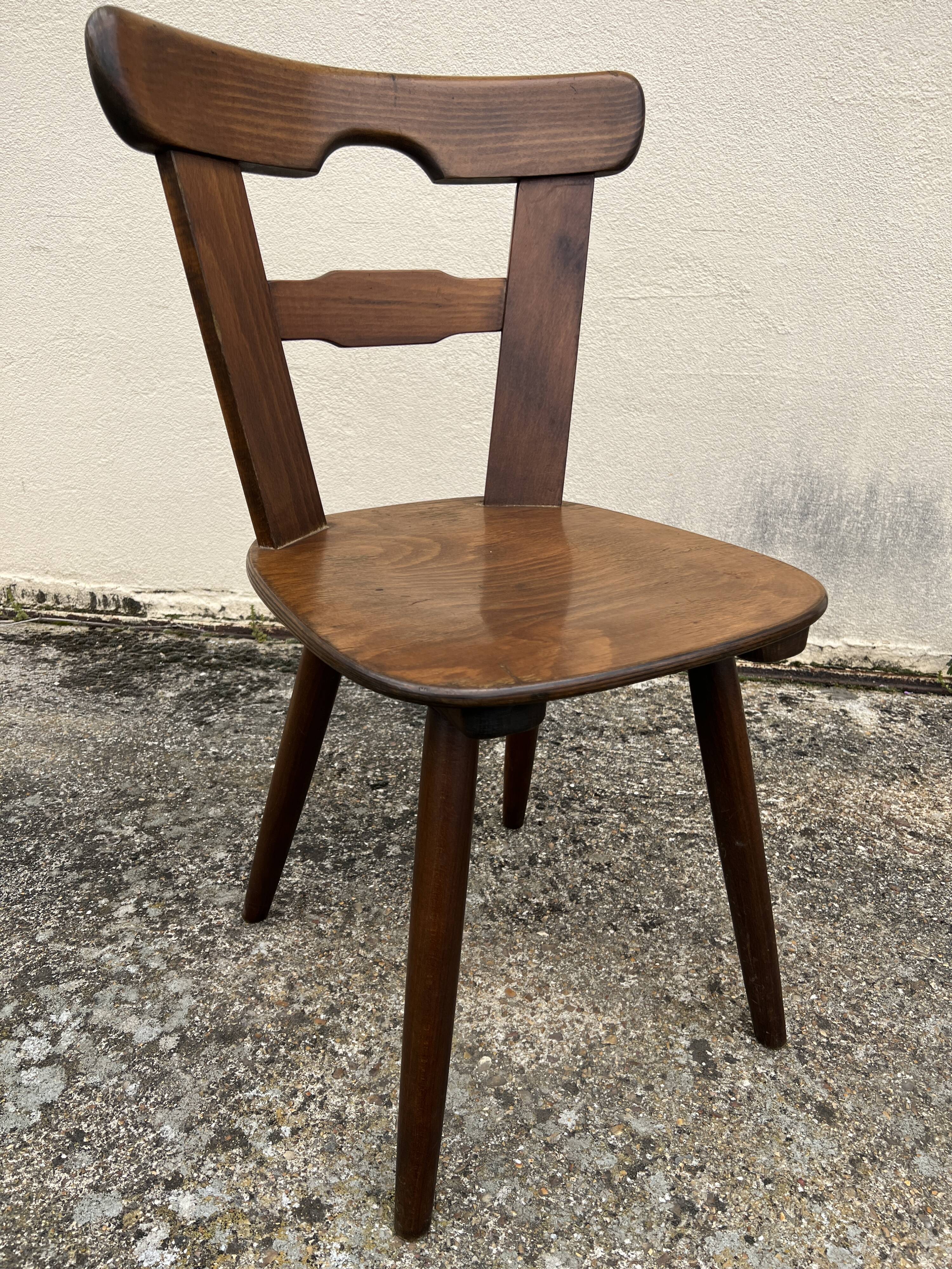 Set of 14 brutalist Scandinavian chairs