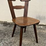 Set of 14 brutalist Scandinavian chairs