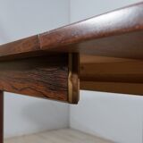 Table à manger en palissandre extensible danoise du milieu du siècle, années 1960