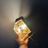 Very rare maritime wall lamp made by Danish Vitrika in the 1960s