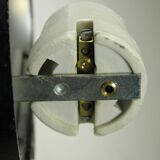 Glass and Bakelite wall light from the 1950s.