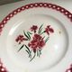 Set of 11 plates signed Mignardises Sarreguemines hand painted decor