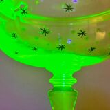 Baccarat/Saint Louis Compotier Ouraline crystal