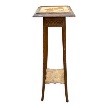 Antique Stand / Sculpted Wooden Plant Holder — 1900s Era