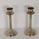 Pair of brass candlesticks