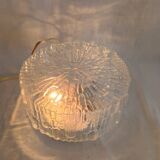 Authentic vintage french ceiling light from the 1960s, pat angem.