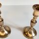 Pair of Scandinavian candle holders by scandia malm, Sweden