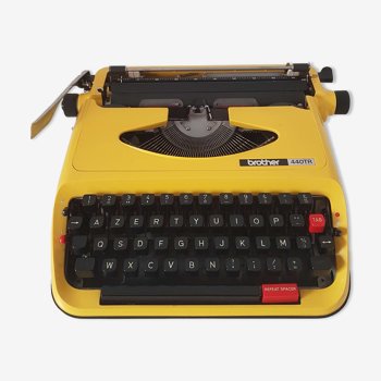 Brother Yellow Typewriter