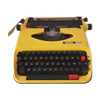 Brother Yellow Typewriter