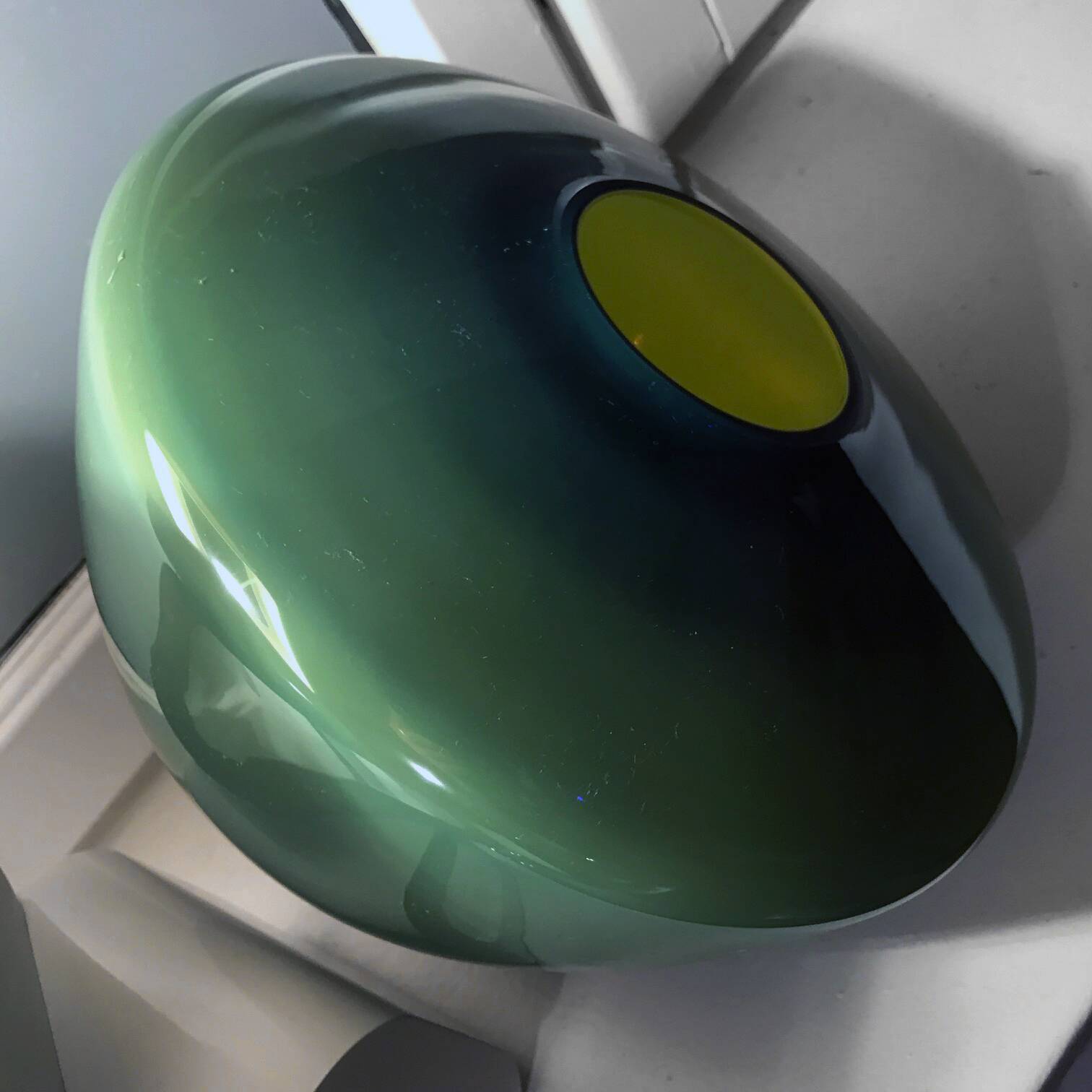 Large Vintage Vase • Incamiciato • Glass • Murano • 1960