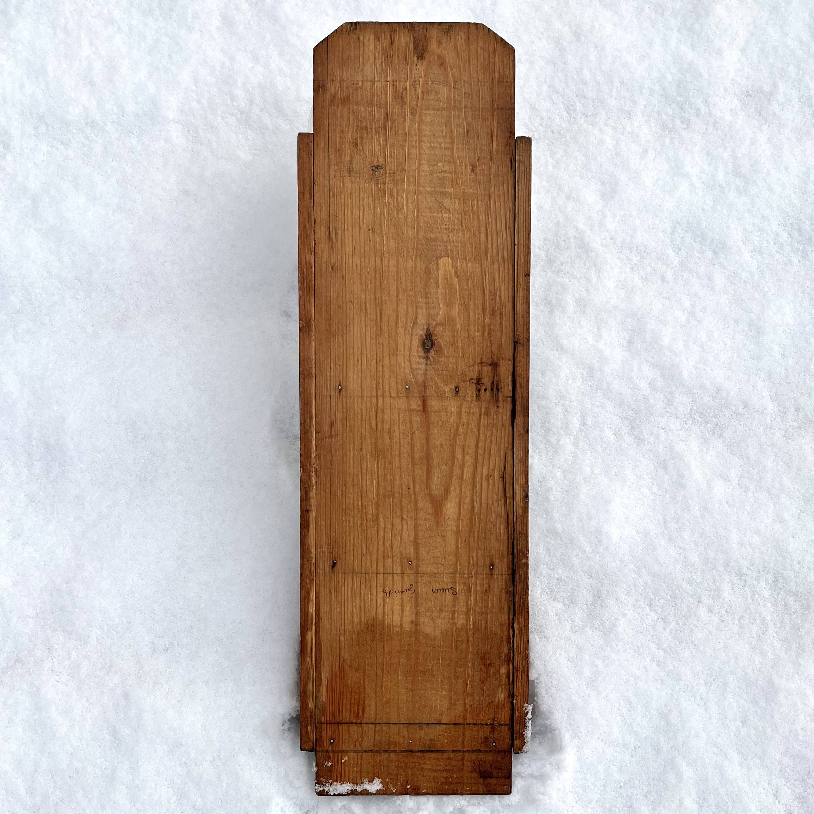 Old wall shelf for postcards or mail