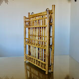 Wall mail holder bamboo mail storage 50s