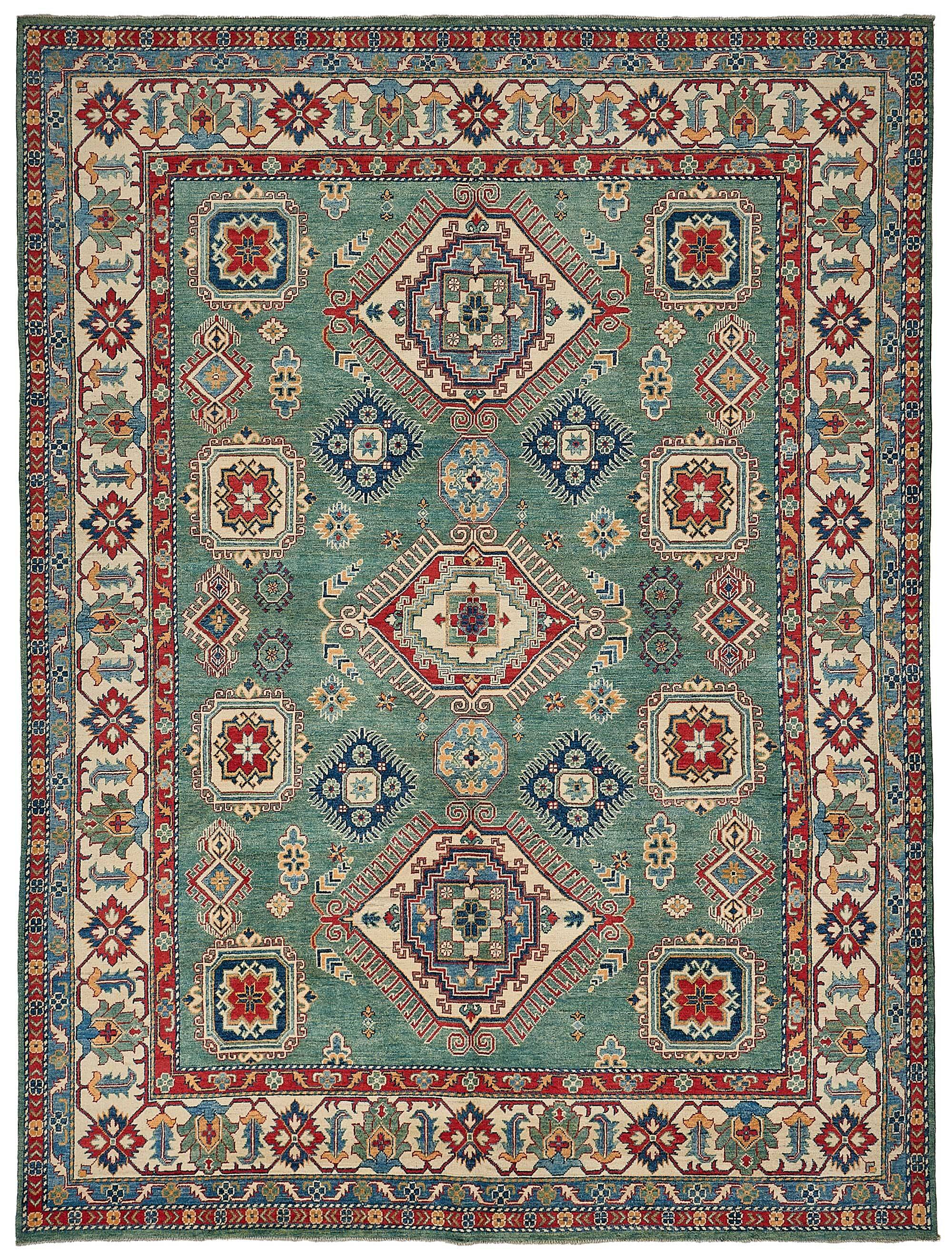 Tapis Oushak en laine noué à la main turc 273 cm x 357 cm