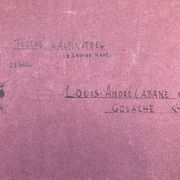 Gouache de Louis-André CABANE.Toulon.