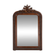 Louis Philippe Mirror in Plaster and Wood with Handcrafted Decorations, Fra