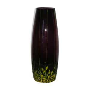 Vase en verre art contemporain