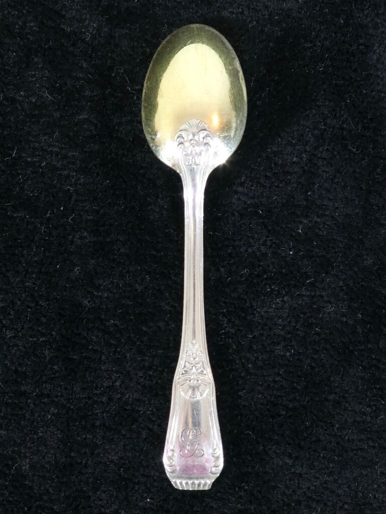 12 spoonfuls a moka boulenger silver metal modele regence berry