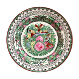 Colorful ancient Japanese plate