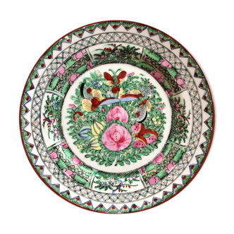 Colorful ancient Japanese plate