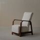Fauteuil Art-Déco, palissandre, 1930