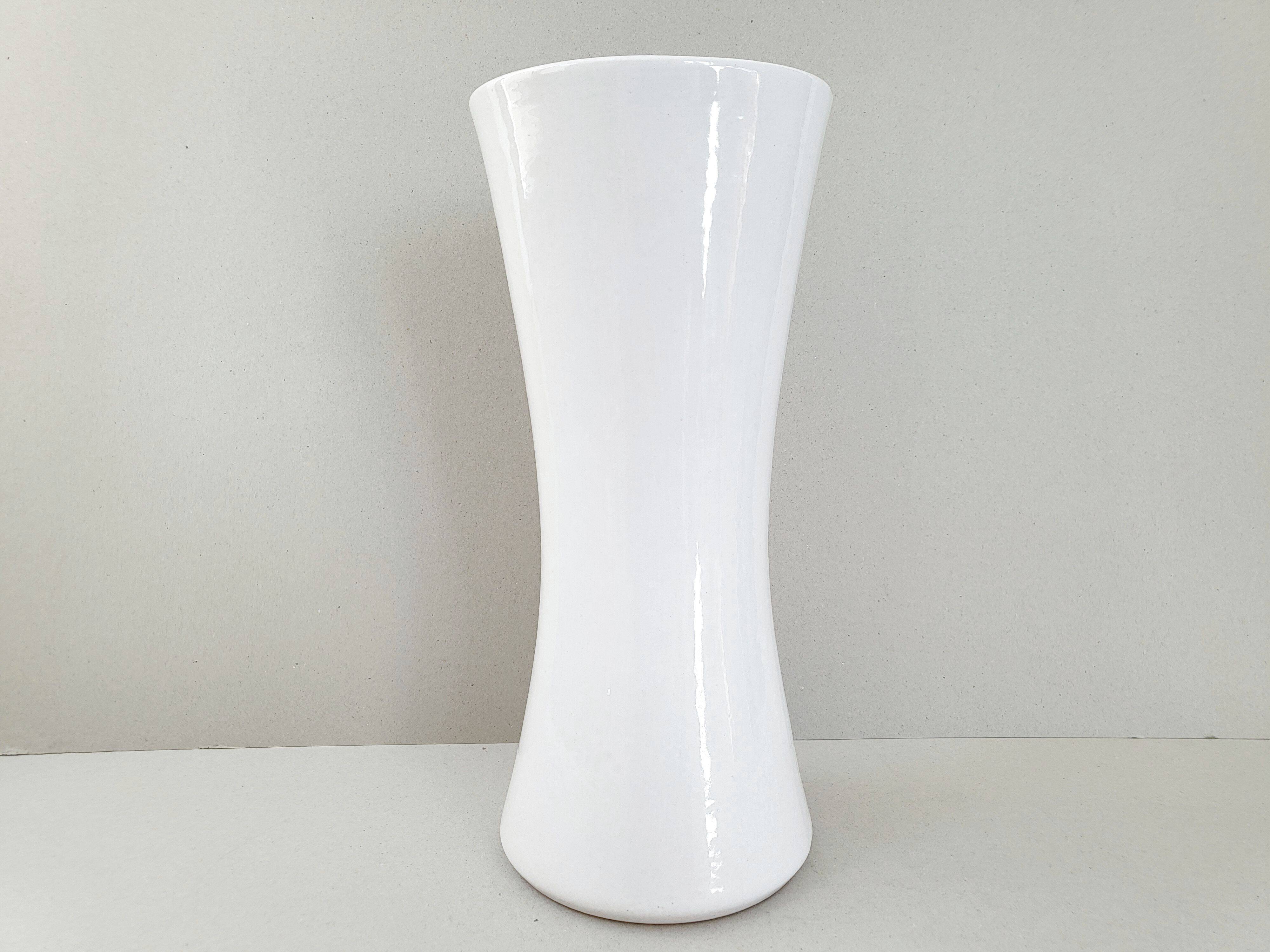 Vintage diabolo vase Stein Keramik 1960s