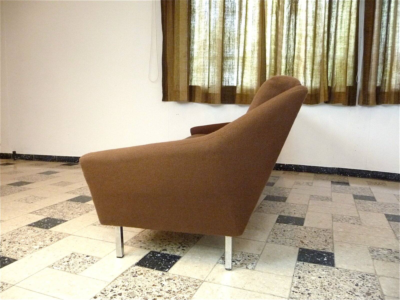 Modernist 4-seater sofa by Eddie Harlis for Hans Kaufeld, West-Germany 1958