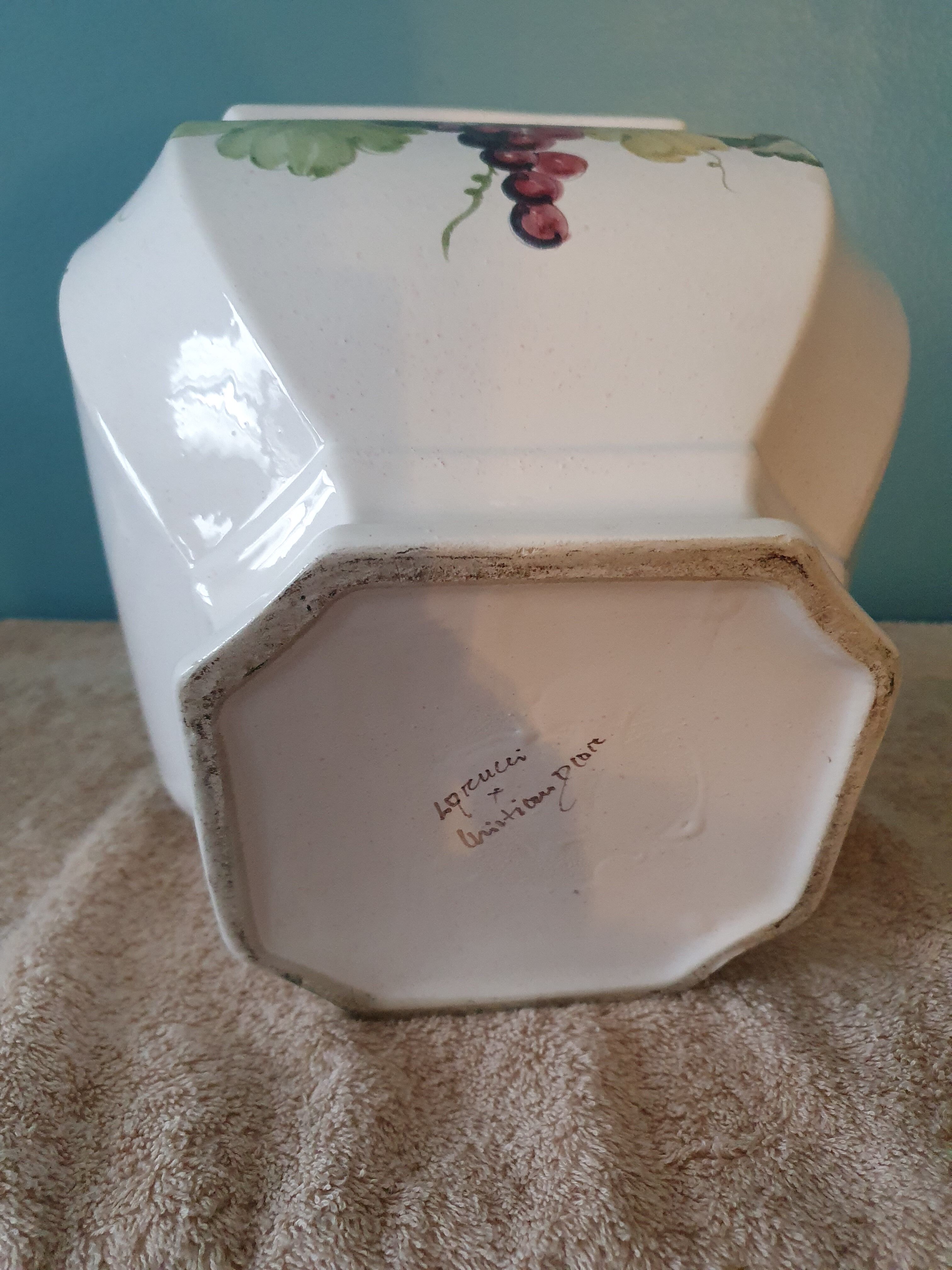 Cache pot larucci for Christian Dior italian faience